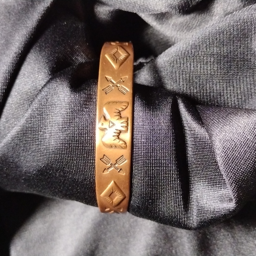 Copper Tribal Bracelet